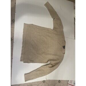 Lauren Jeans Co Ralph Lauren Sweater Women's Size Medium Cotton Beige Knit